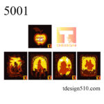 5001. Snow White - 5 sided Paper cut light box template, shadow box, 3D paper lanterns papercut lightbox svg file DIY, cutting cricut - Image 3