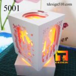 5001. Snow White - 5 sided Paper cut light box template, shadow box, 3D paper lanterns papercut lightbox svg file DIY, cutting cricut - Image 2