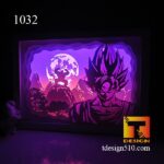 1032. Dragon Ball - Paper cut light box template, shadow box, 3D papercut lightbox svg file DIY, cutting cricut - Image 2