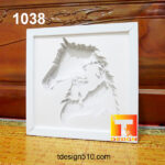 1038. Horse - Paper cut light box template, shadow box, 3D papercut lightbox svg file DIY, cutting cricut - Image 2