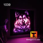 #7 Combo Dog, Wolf - Paper cut light box template, shadow box, 3D papercut lightbox svg file DIY, cutting cricut - Image 4