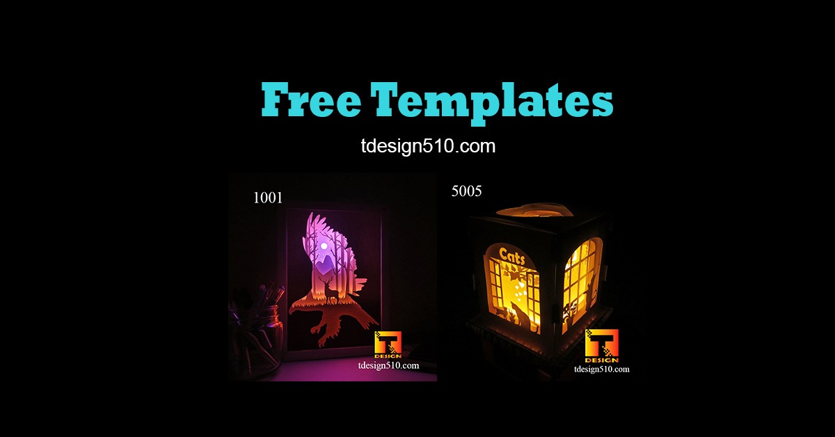 Tdesign - Free Papercut Light Boxes Templates