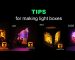 Tips for making light boxes