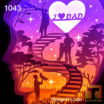 #22 Combo Fathers Day - Heart Paper cutting lamp 3D shadow box, Light box template, papercut lightbox svg file DIY, cricut - Image 7