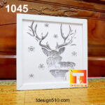 1045. Deer in the forest - Paper cut light box template, shadow box, 3D papercut lightbox svg file DIY, cutting cricut - Image 4