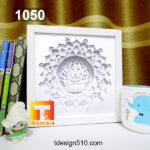 1050. Buddha - Paper cut light box template, shadow box, 3D papercut lightbox svg file DIY, cutting cricut - Image 4