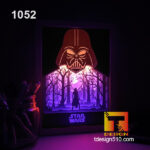 1052. Star Wars - Paper cut light box template, shadow box, 3D papercut lightbox svg file DIY, cutting cricut