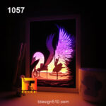 1057. Ballet Dancer - Paper cut light box template, shadow box, 3D papercut lightbox svg file DIY, cutting cricut