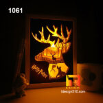 1061. Harry Potter - Paper cut light box template, shadow box, 3D papercut lightbox svg file DIY, cutting cricut - Image 2