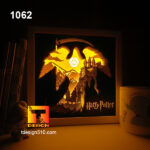 1062. Harry Potter - Paper cut light box template, shadow box, 3D papercut lightbox svg file DIY, cutting cricut - Image 2