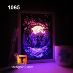 1065. Fairy tales - Paper cut light box template, shadow box, 3D papercut lightbox svg file DIY, cutting cricut - Image 2