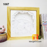 1067. Easter Bunny Eggs - Paper cut light box template, shadow box, 3D papercut lightbox svg file DIY, cutting cricut - Image 5