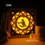 1089. Zodiac Cancer - Paper cut light box template, shadow box, 3D papercut lightbox svg file DIY, cutting cricut - Image 2