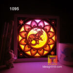 #10 Combo Zodiac signs - Paper cut light box template, shadow box, 3D papercut lightbox svg file DIY, cutting cricut - Image 13