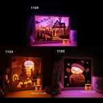 #12 Combo Christmas 3 - Paper cut light box template, shadow box, 3D papercut lightbox svg file DIY, cutting cricut