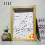 1111. Minions - Paper cut light box template, shadow box, 3D papercut lightbox svg file DIY, cutting cricut - Image 3