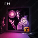 1114. Doctor Strange - Paper cut light box template, shadow box, 3D papercut lightbox svg file DIY, cutting cricut - Image 3