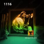 1116. Thor Thunder - Paper cut light box template, shadow box, 3D papercut lightbox svg file DIY, cutting cricut - Image 2