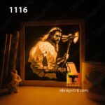 1116. Thor Thunder - Paper cut light box template, shadow box, 3D papercut lightbox svg file DIY, cutting cricut - Image 3