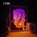 1130. Cobra - Paper cut light box template, shadow box, 3D papercut lightbox svg file DIY, cutting cricut