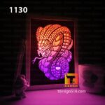 1130. Cobra - Paper cut light box template, shadow box, 3D papercut lightbox svg file DIY, cutting cricut - Image 2