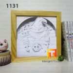 1131. Nightmare Before Christmas - Paper cut light box template, shadow box, 3D papercut lightbox svg file DIY, cutting cricut - Image 4