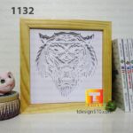 1132. Tiger - Paper cut light box template, shadow box, 3D papercut lightbox svg file DIY, cutting cricut - Image 4