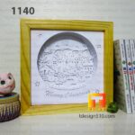 1140. Christmas Snowball - Paper cut light box template, shadow box, 3D papercut lightbox svg file DIY, cutting cricut - Image 4