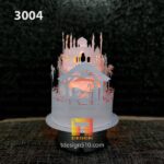 3004. Jesus Christmas - Paper cutting lamp, paper lantern light box template, 3D shadow box Cylinder, papercut lightbox svg file DIY cricut - Image 5