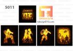 5011. Avengers - 5 sided Paper cut light box template, shadow box, 3D paper lanterns papercut lightbox svg file DIY, cutting cricut - Image 6