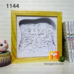 1144. Christmas Gnome - Paper cut light box template, shadow box, 3D papercut lightbox svg file DIY, cutting cricut - Image 5