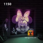 1150. Mickey Minnie mouse - Paper cut light box template, shadow box, 3D papercut lightbox svg file DIY, cutting cricut - Image 4