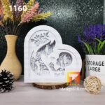 1160. Mothers Day Heart - Paper cutting lamp 3D shadow box, Light box template, papercut lightbox svg file DIY, cricut - Image 3