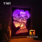 #21 Combo Mothers Day - Heart Paper cutting lamp 3D shadow box, Light box template, papercut lightbox svg file DIY, cricut - Image 4