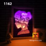 1162. Mothers Day - Paper cut light box template, shadow box, 3D papercut lightbox svg file DIY, cutting cricut - Image 2