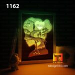 #21 Combo Mothers Day - Heart Paper cutting lamp 3D shadow box, Light box template, papercut lightbox svg file DIY, cricut - Image 5