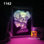 1162. Mothers Day - Paper cut light box template, shadow box, 3D papercut lightbox svg file DIY, cutting cricut - Image 4