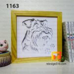 1163. Schnauzer Dog - Paper cut light box template, shadow box, 3D papercut lightbox svg file DIY, cutting cricut - Image 4