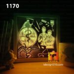 1170. Doctor Nurse - Paper cut light box template, shadow box, 3D papercut lightbox svg file DIY, cutting cricut - Image 3