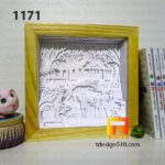 1171. Firefighter - Paper cut light box template, shadow box, 3D papercut lightbox svg file DIY, cutting cricut - Image 4