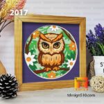 2017. Owl - 3D shadow box Paper cutting templates, papercut crafting svg file DIY, gift Cricut Silhouette - Image 3