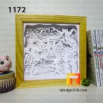 1172. Halloween - Paper cut light box template, shadow box, 3D papercut lightbox svg file DIY, cutting cricut - Image 4