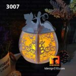 #23 Combo Halloween Pumpkin Lantern - Paper cutting lamp, paper lantern light box template, 3D shadow box, papercut lightbox svg file DIY cricut - Image 7