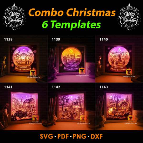 Combo33 Christmas 6in1 1