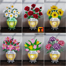 Combo35 flower vase lantern 6in1 2